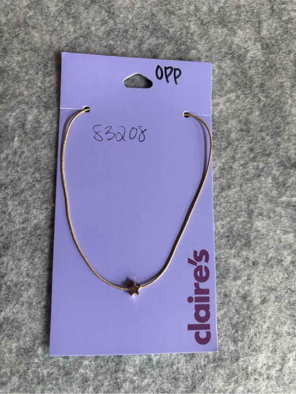 Claire's Rose Gold Star Choker Necklace